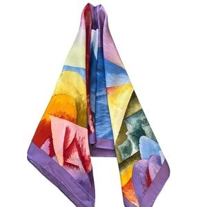 Metropolitan Museum of Art Gino Severini Multicolor Large Square Silk Scarf